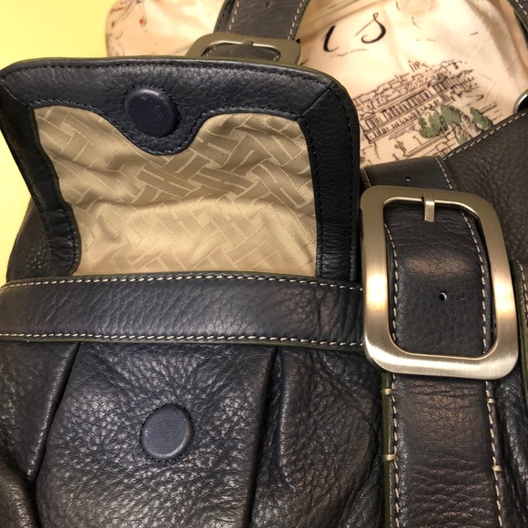Cole Haan big steel blue hobo. - Picture 4 of 13